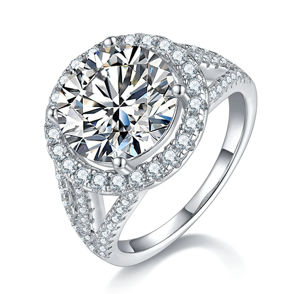 Moissanite Diamond Cocktail Ring