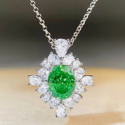 Pendant Necklace Moissanite