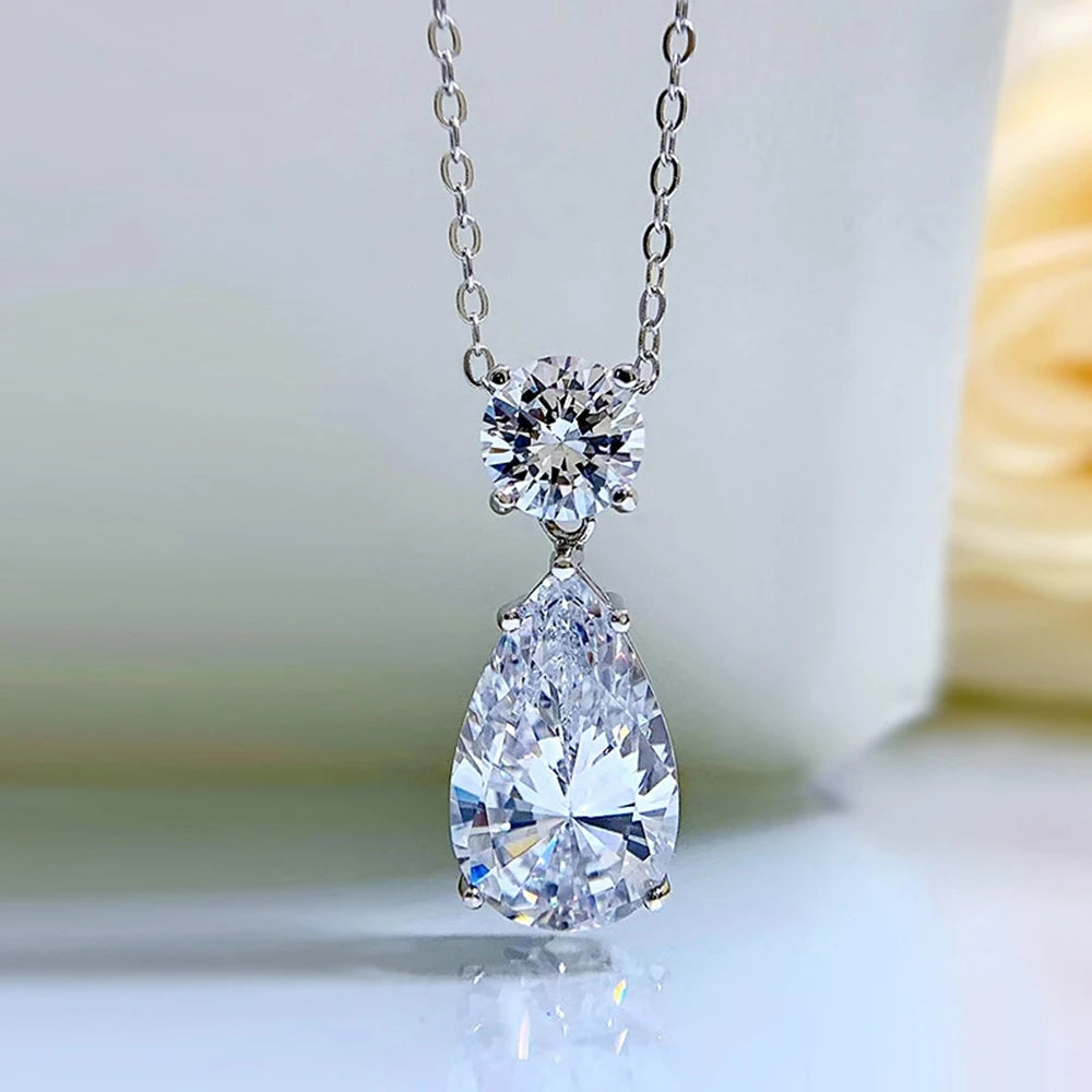 Moissanite Pendant Necklace