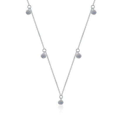 Moissanite Diamond Pendant Necklace