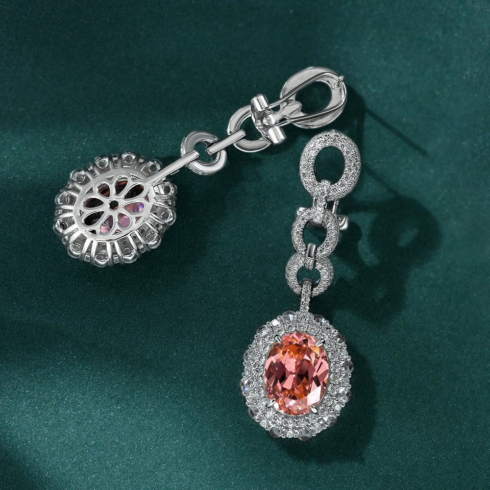 Luxury Drop Earrings Created Moissanite