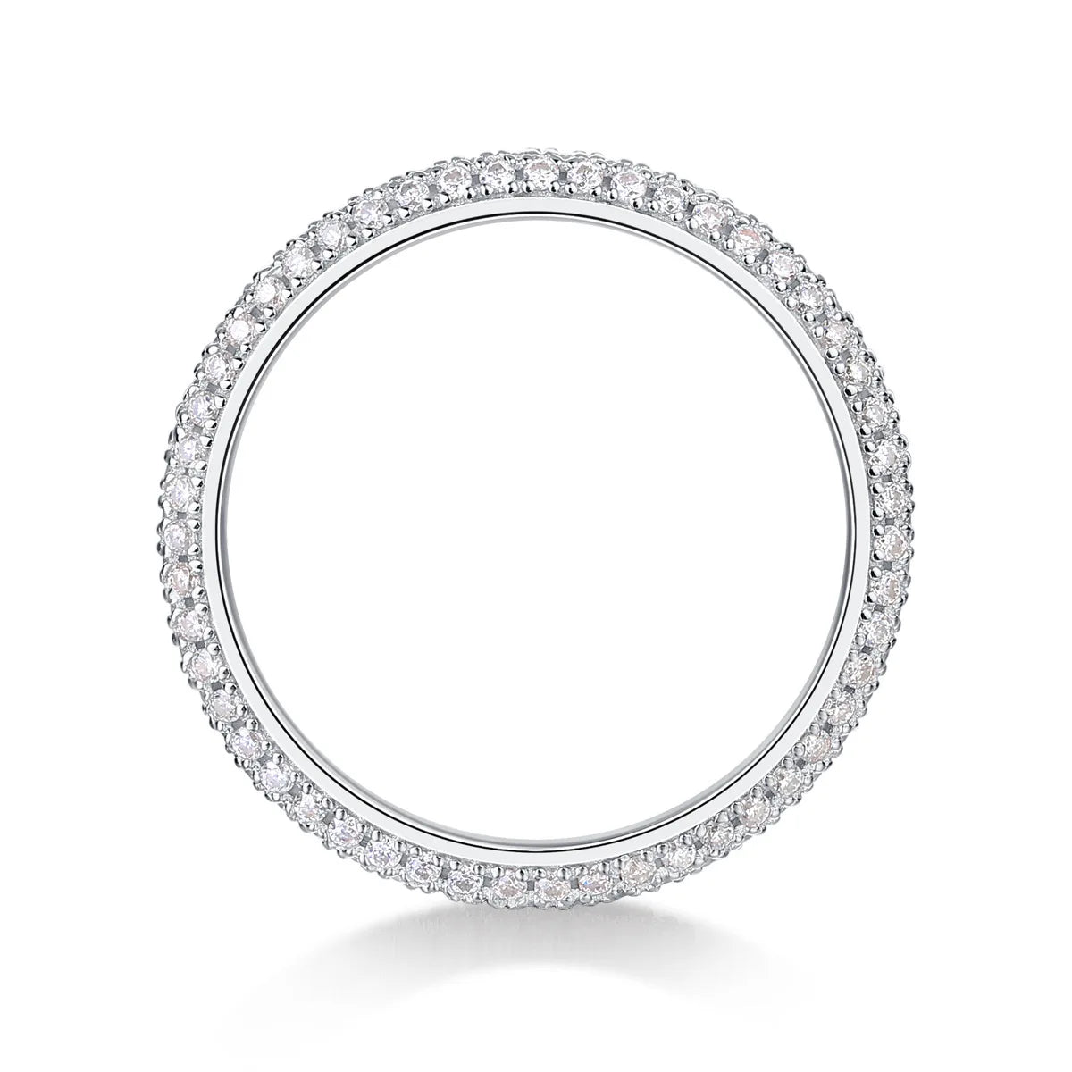 Moissanite Eternity Ring Wedding Band