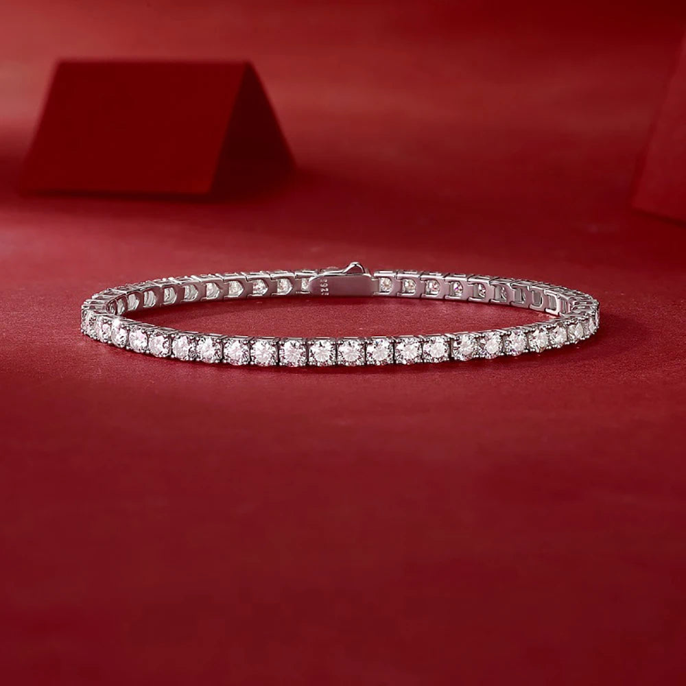 Full Moissanite Bright Tennis Bracelet