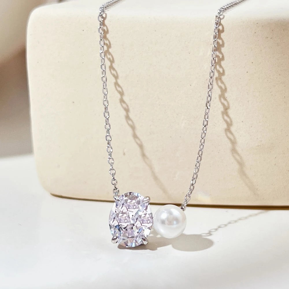 Moissanite Pendant Necklace