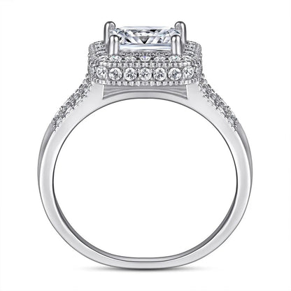 1.2 Carat Princes D Color Moissanite Ring