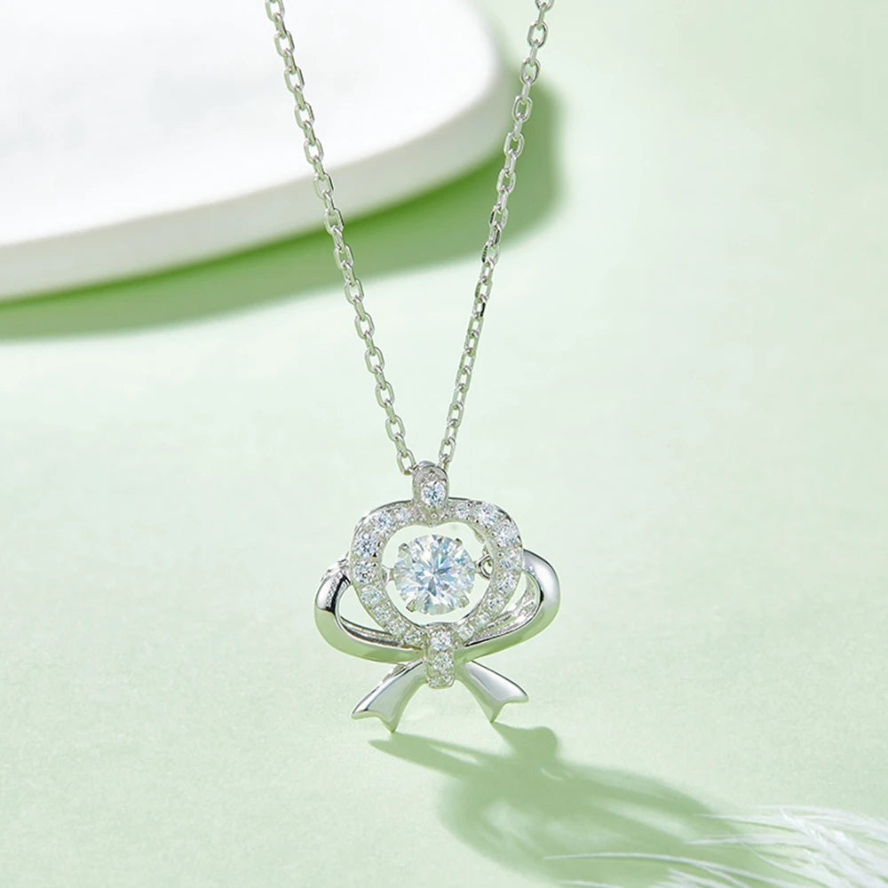 Moissanite Diamond Pendant Necklace