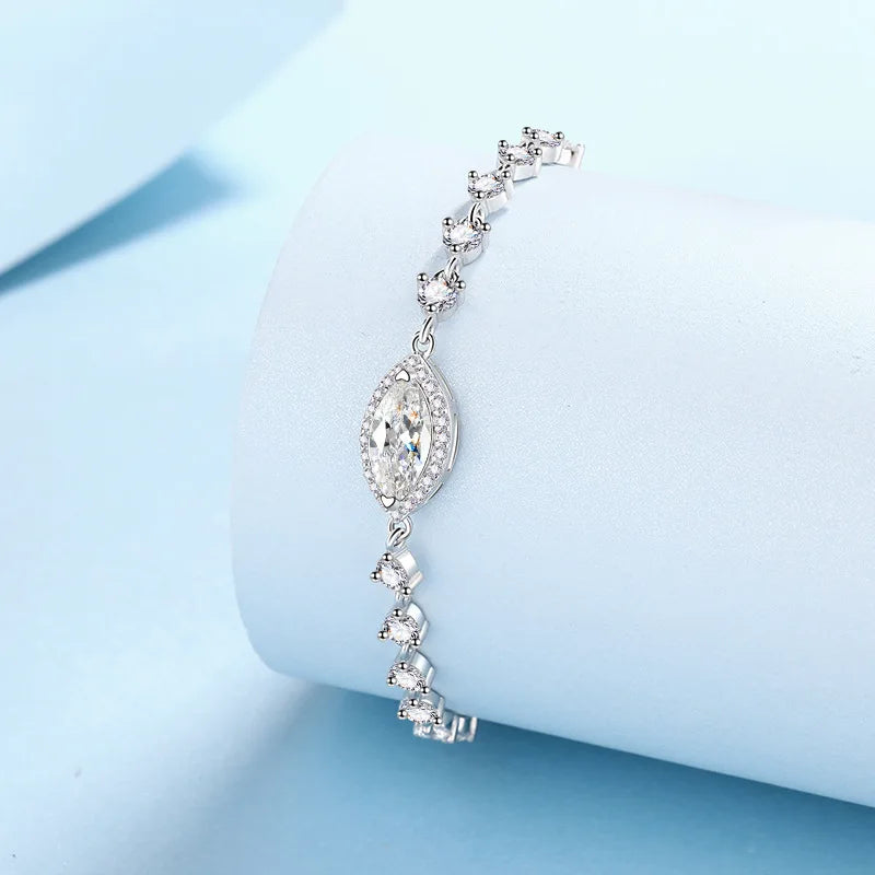 Designer 1ct Moissanite Diamond Bracelet