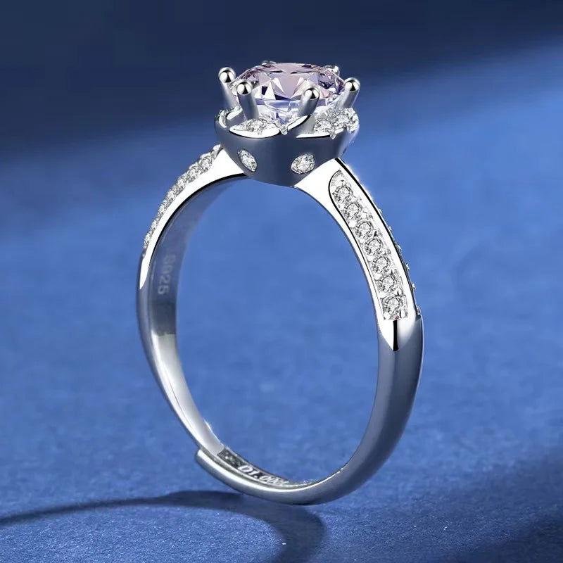 1ct Moissanite Engagement Rings