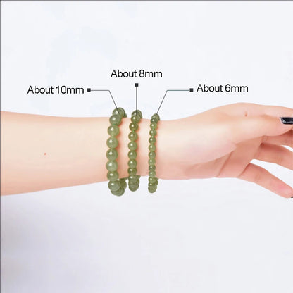 Hetian Jade Beads Bracelet