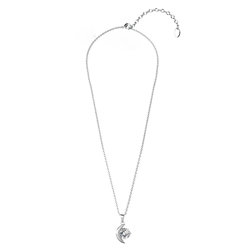 1CT Moissanite Pendant Necklace