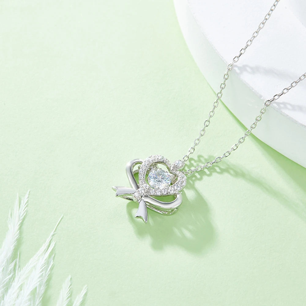 Moissanite Diamond Pendant Necklace