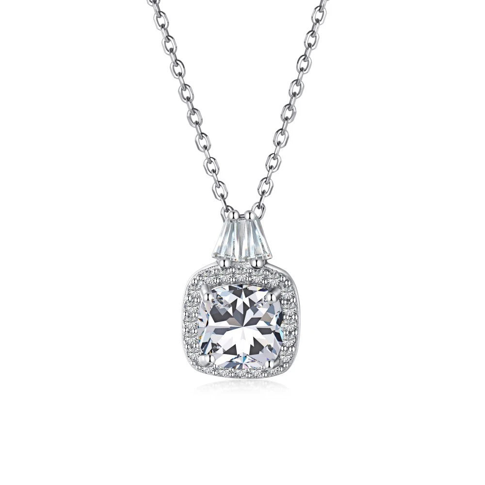 Moissanite Pendant Necklace