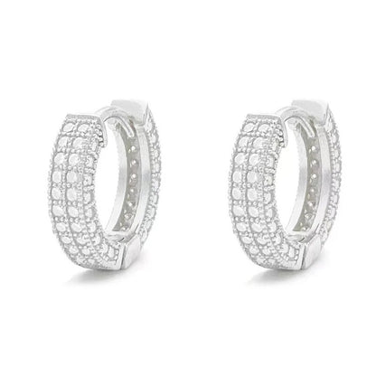 Moissanite Clip Earrings