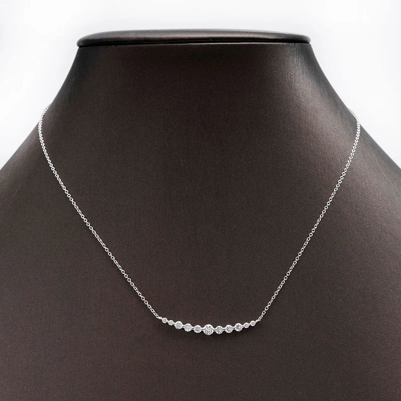 Moissanite Pendant Necklace