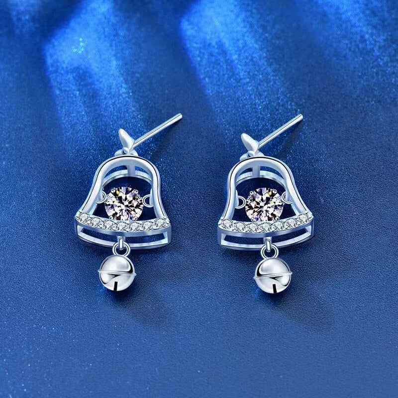 0.5ct Moissanite Bell Drop Earrings